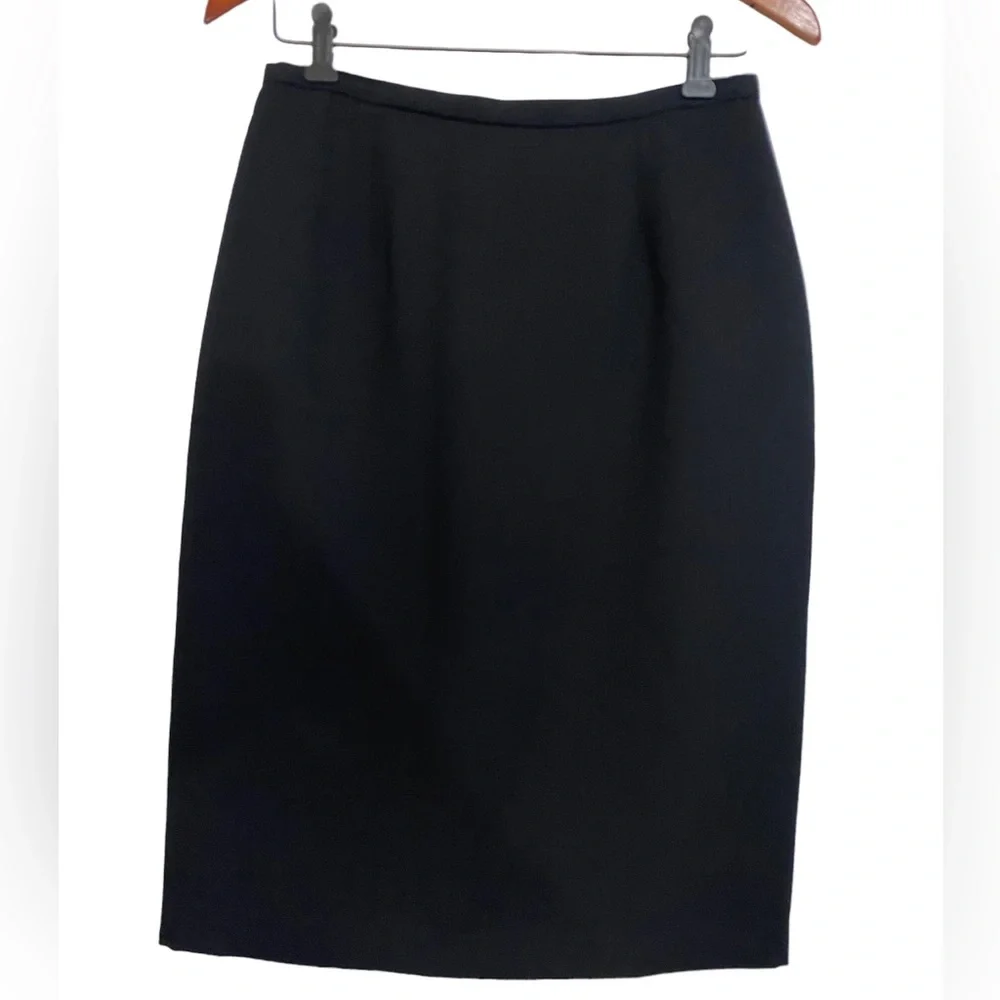 Villager Liz Claiborne Black Pencil Skirt Women’s 10 Professional Career Wear